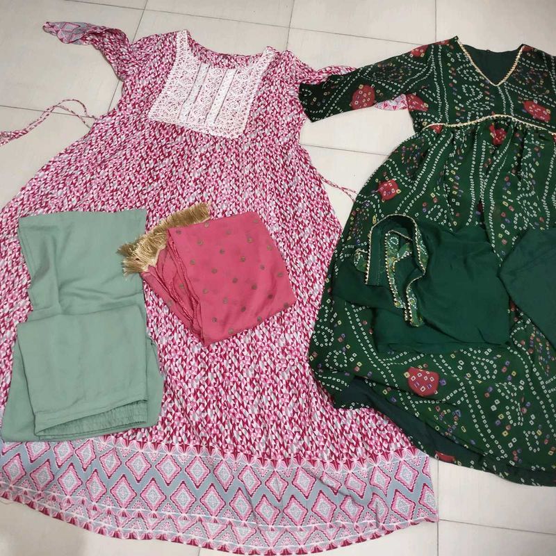 💖2 anarkali kurti set