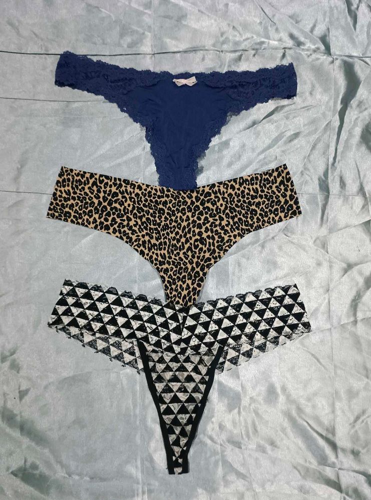 Imported Victoria&#39;s secret thongs pack of 3