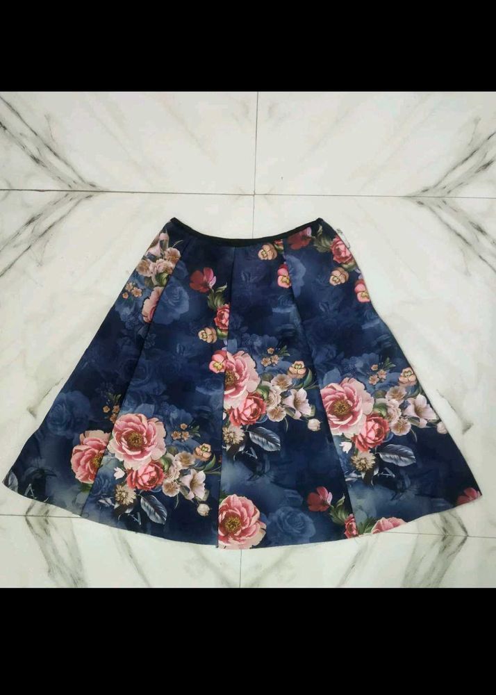 Floral Print Skirt
