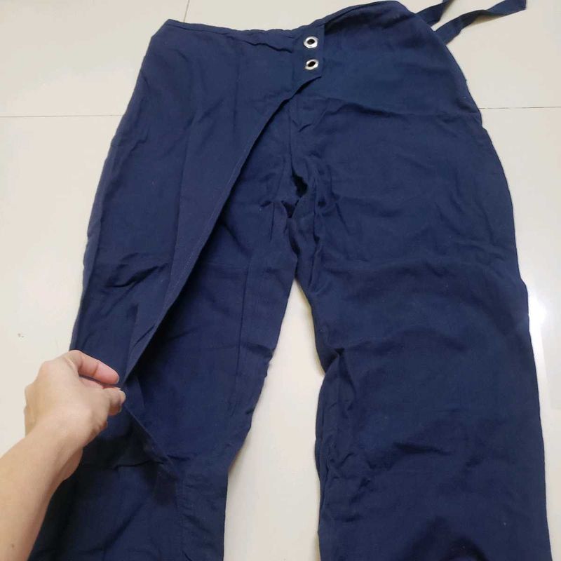 Comfy Navy Blue Casual Pants