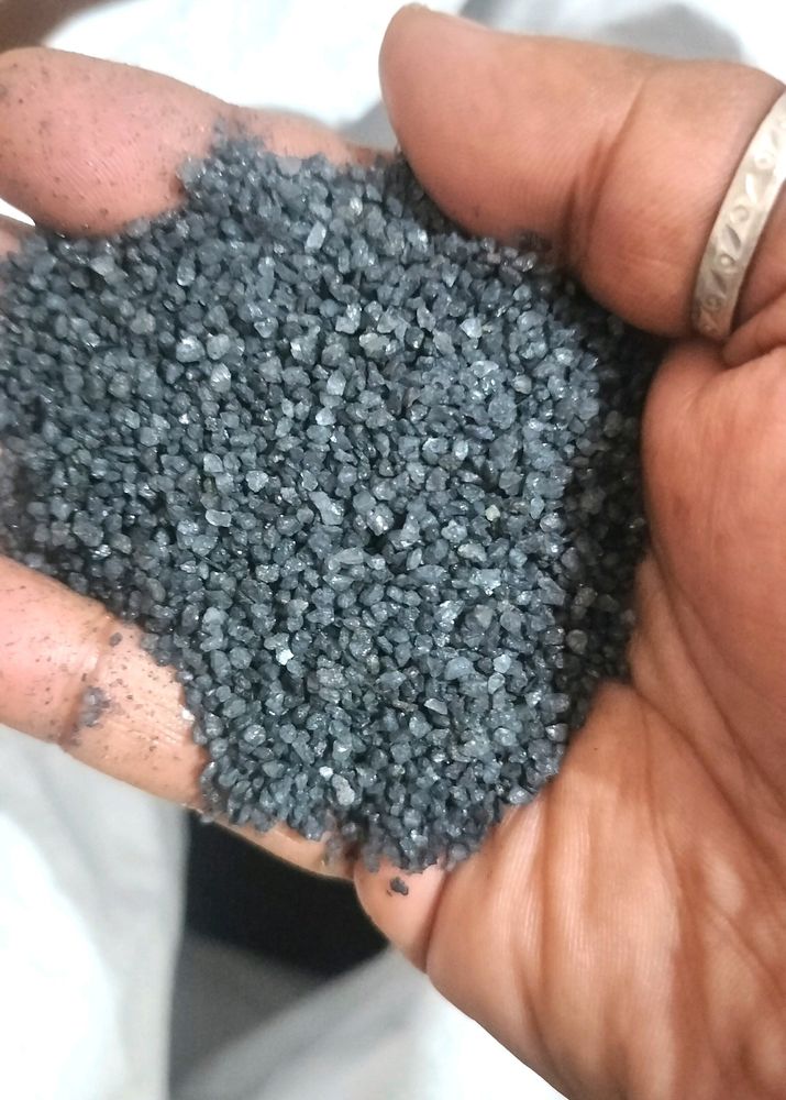 Black sand by Aquarium decoration