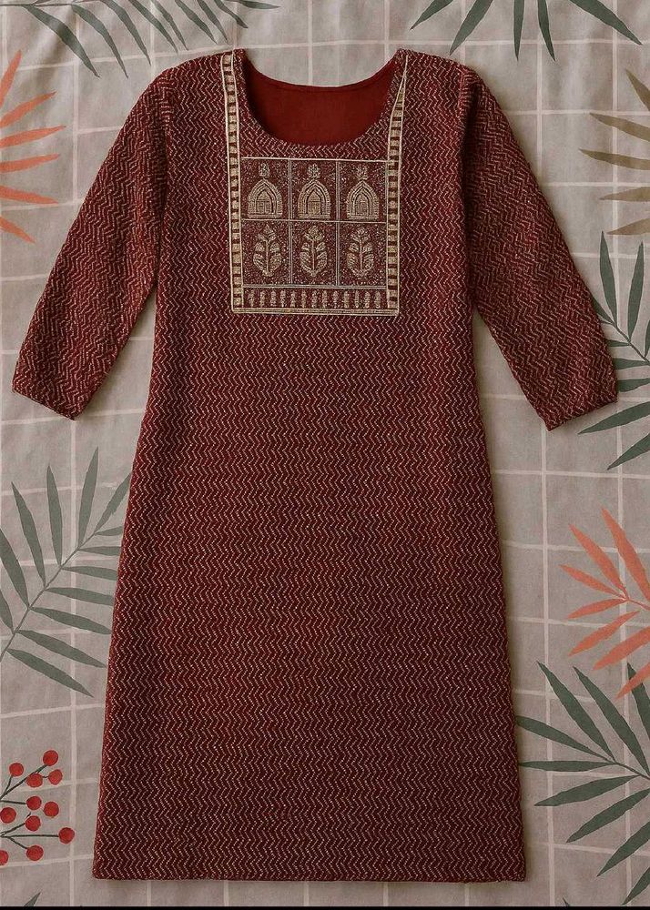 Burgundy Tunic Kurta