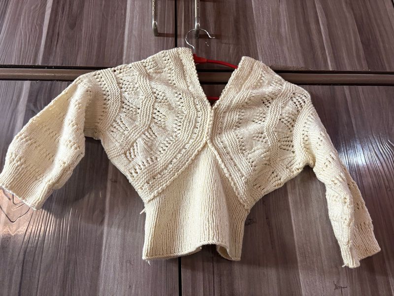 Crochet Knit Cardigan