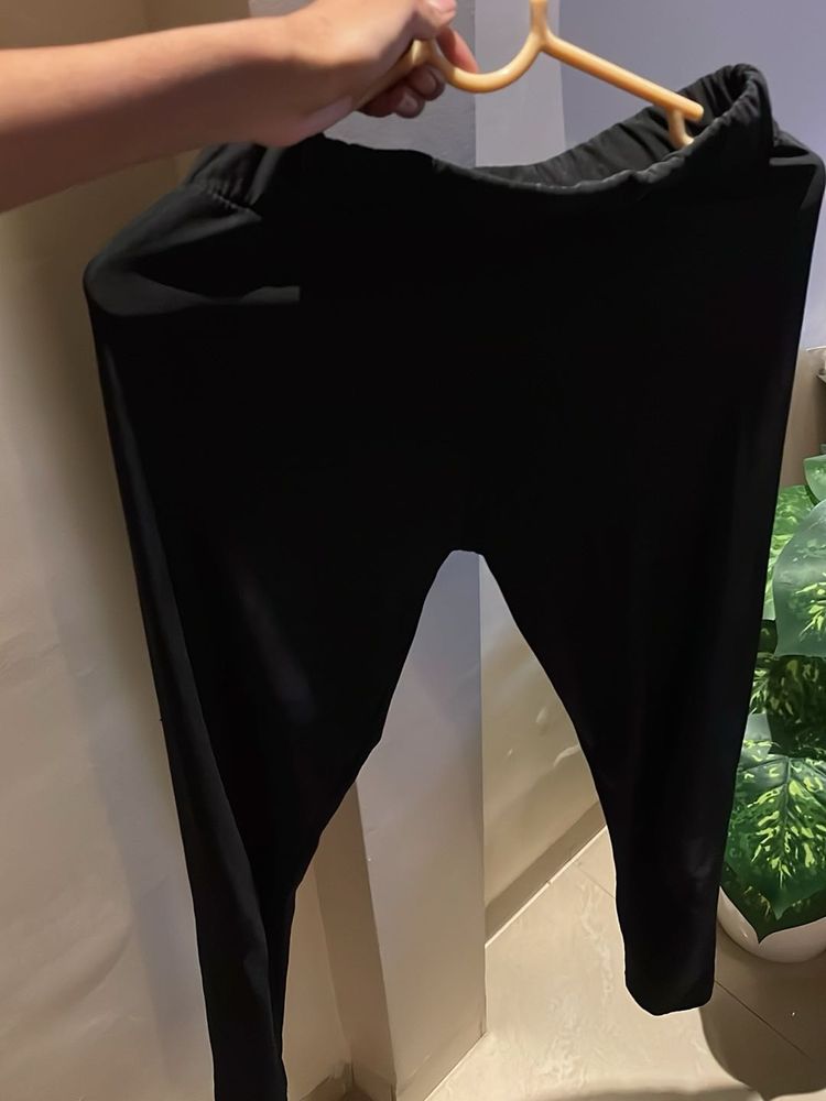 Comfy Black Casual Leggings