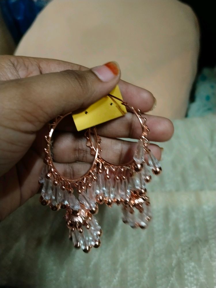 Rose Gold New Earring