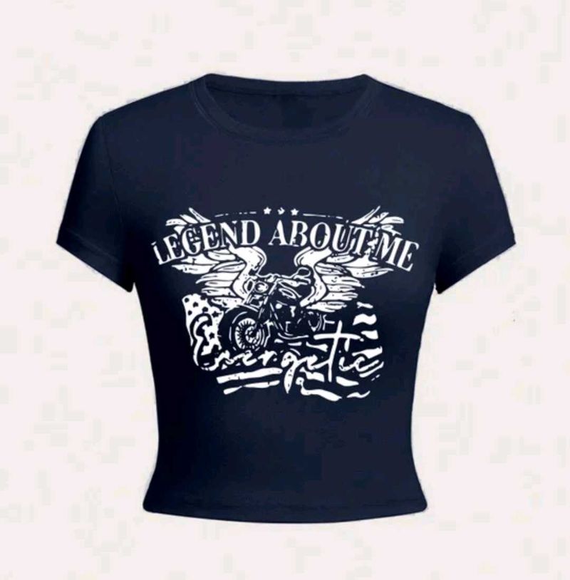 Savana Cool Graphic crop top