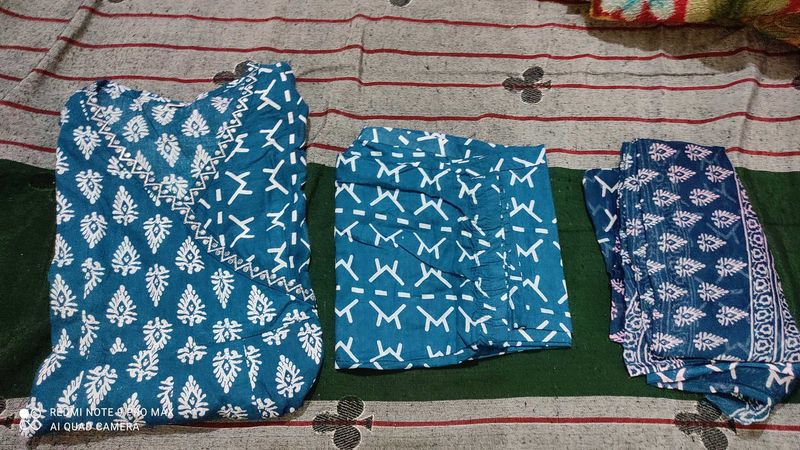 Angraka Pattern Kurti With Lace