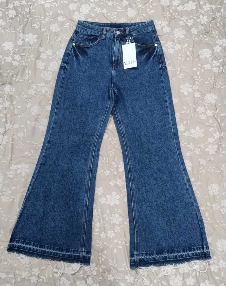 YQULIN High Waist Flare Jeans