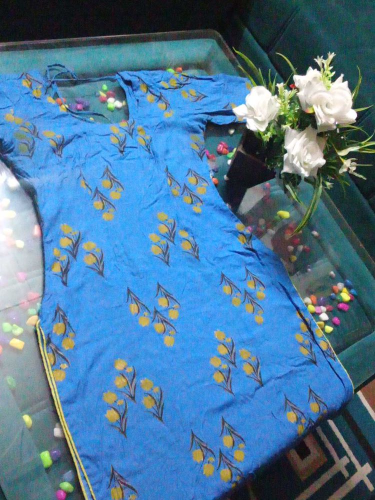 Gorgeous Kurta...With Back Side Latkans🧿💙