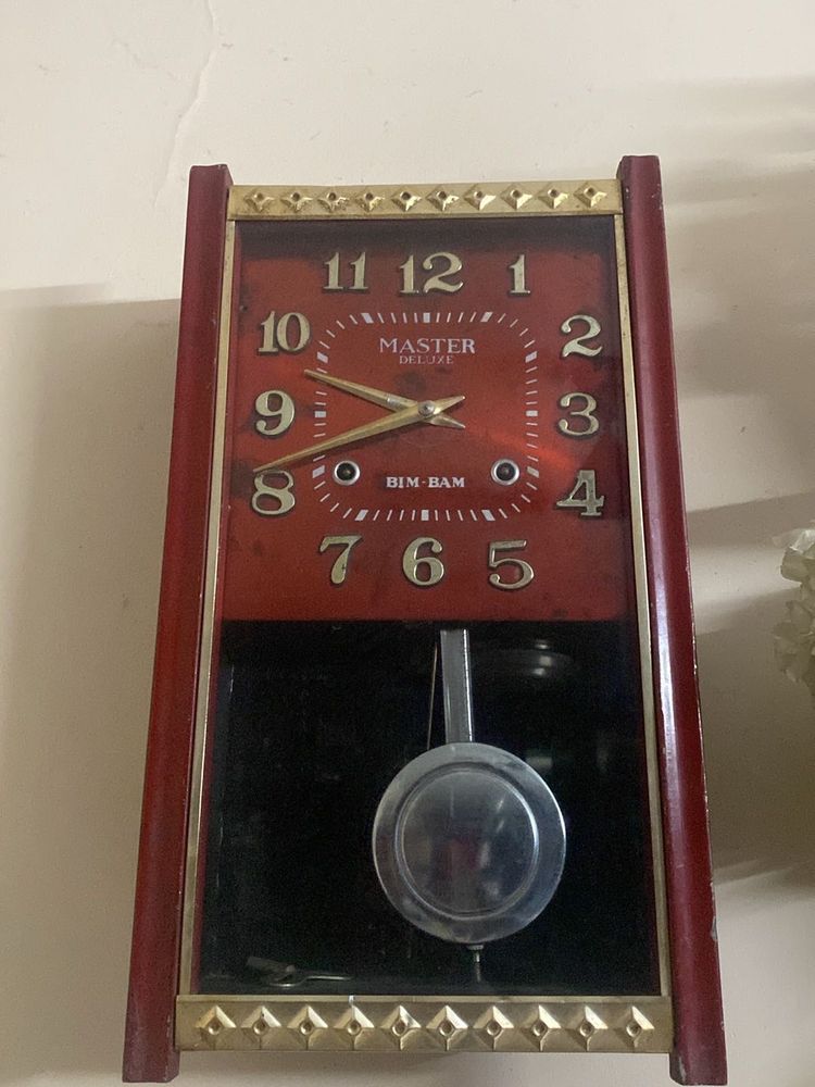Vintage Bim-Bam Master Deluxe Pendulum Clock