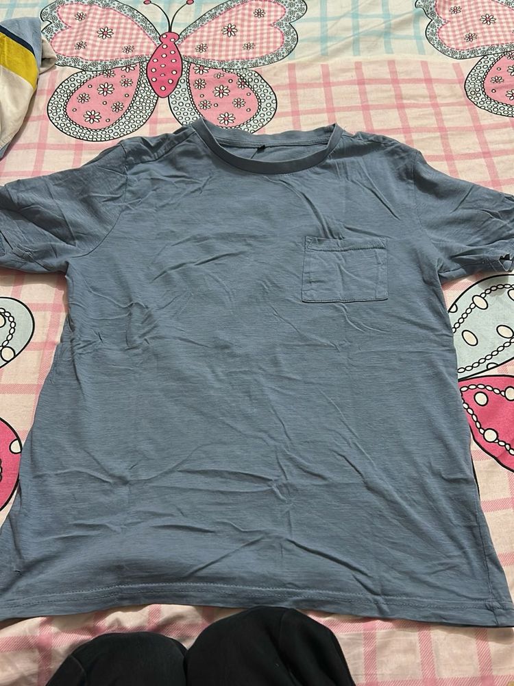 Blue Pocket T-Shirt