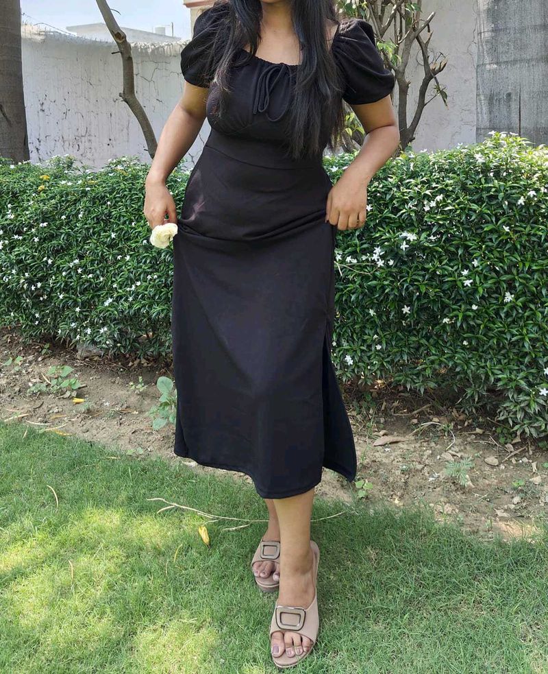 Black Midi Dress