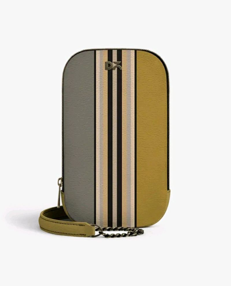 Striped Crossbody Bag