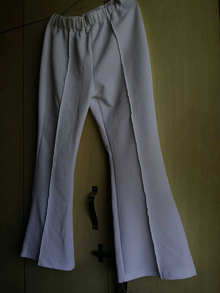 White Flared Pants