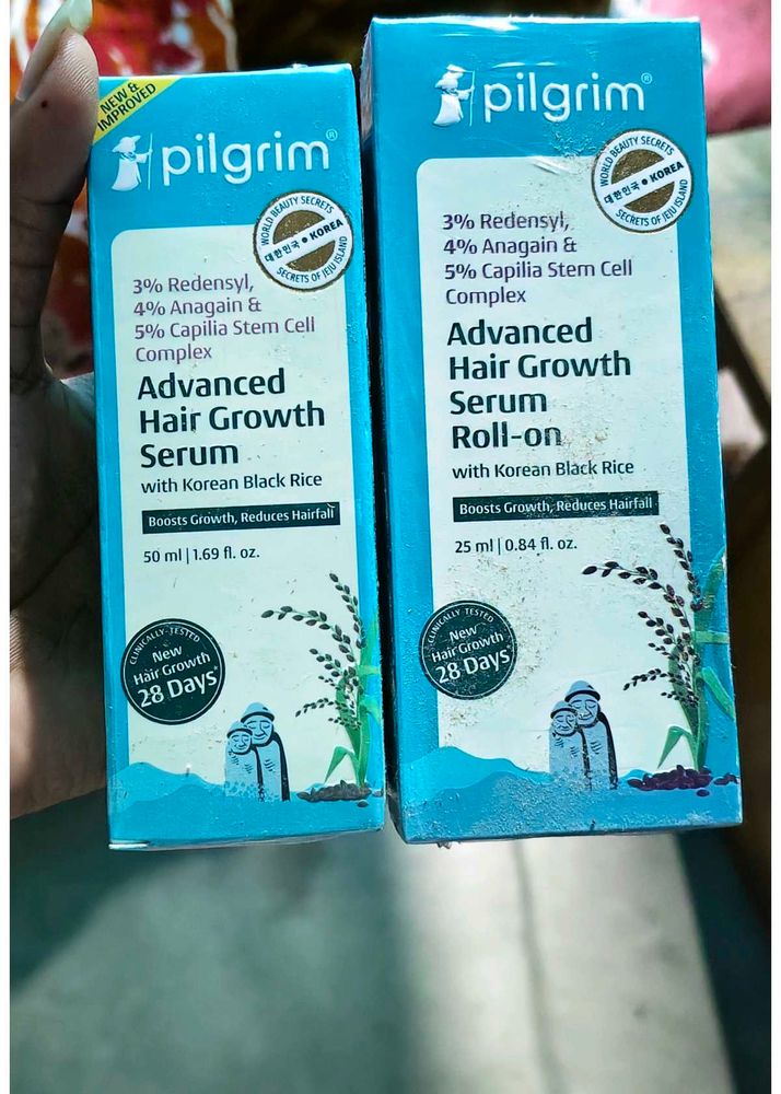Pilgrim Hair Growth Serum Set