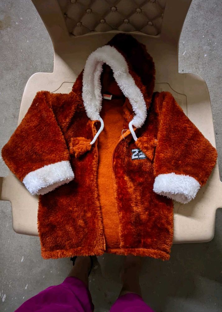Cozy Brown Kids Jacket