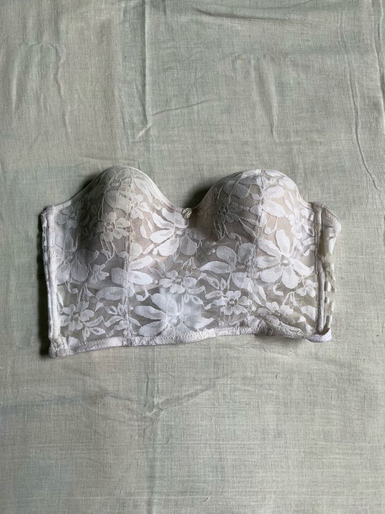 White Bustier Top