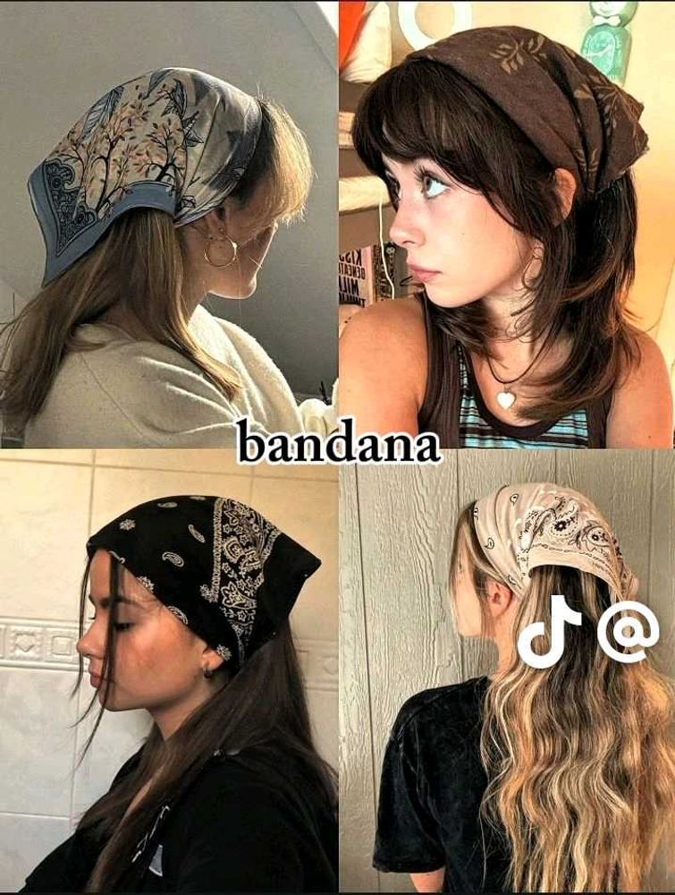 Y2k Satin Big Bandana