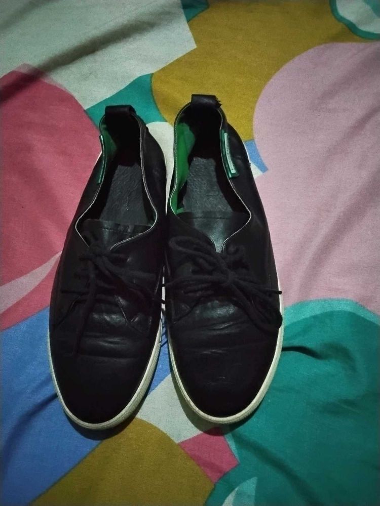 Black Casual Shoes Original Leater