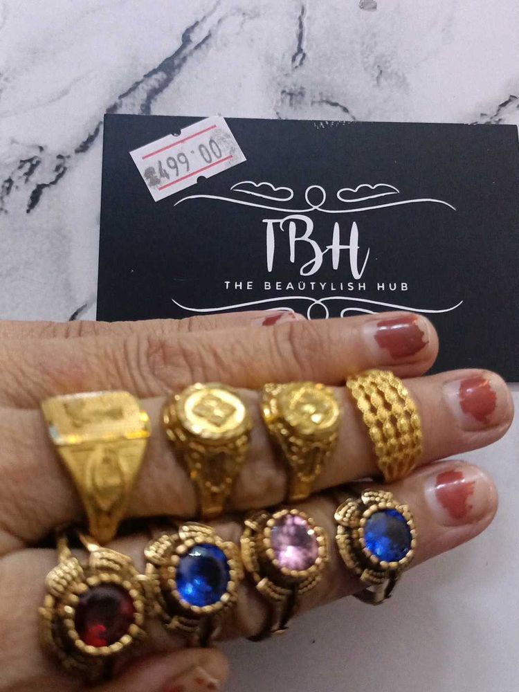 Vintage Assorted Ring Set