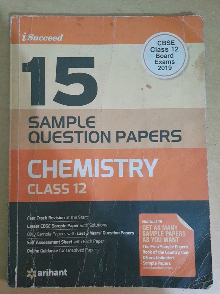 Chemistry Class 12 Sample Paper ( i Succeed )