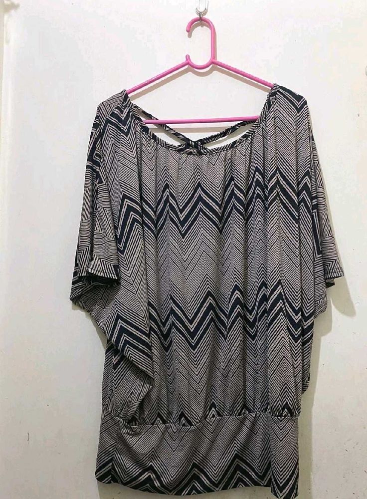 Classic Striped Zig Zag Top