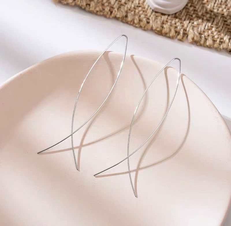 Silver Drop Earrings