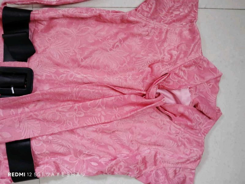 Pink Floral Dress