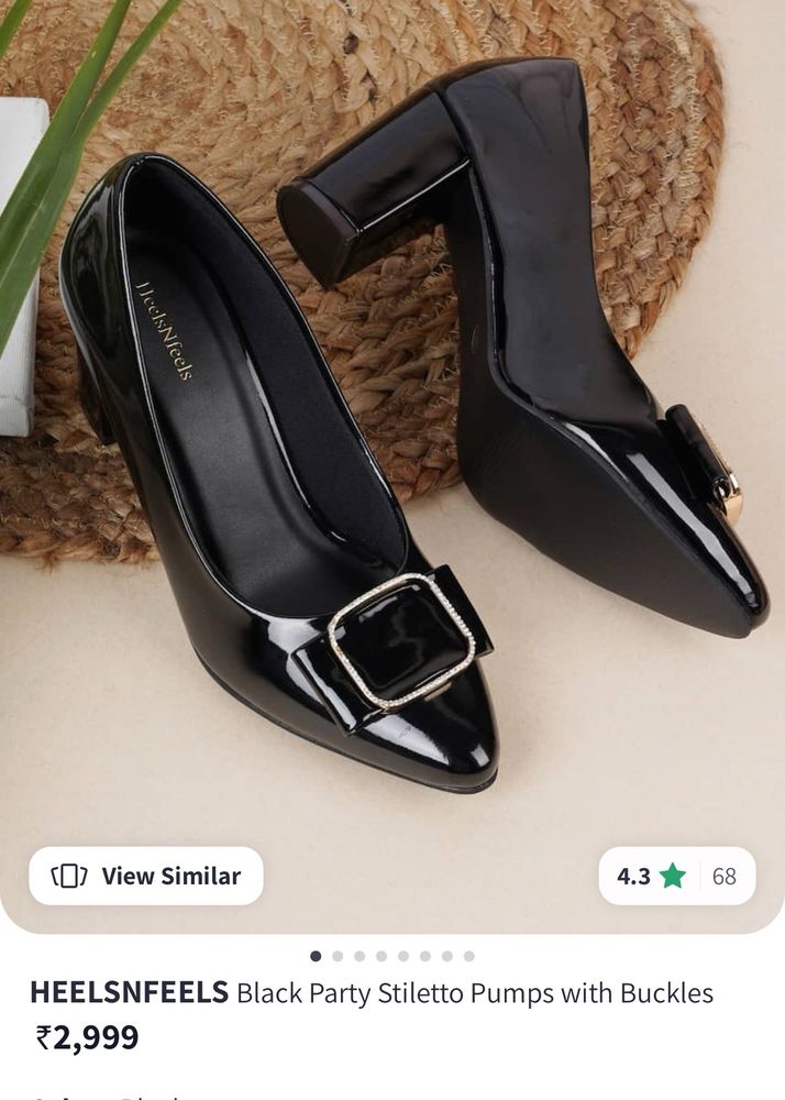 HeelsNFeels Black Heels