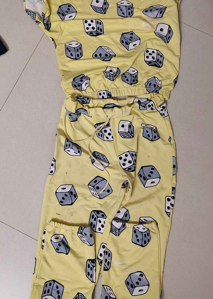 Dice Print Pajama Set