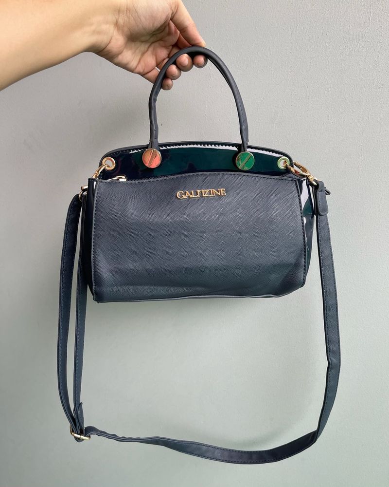 Imported Galitzine Satchel with Strap