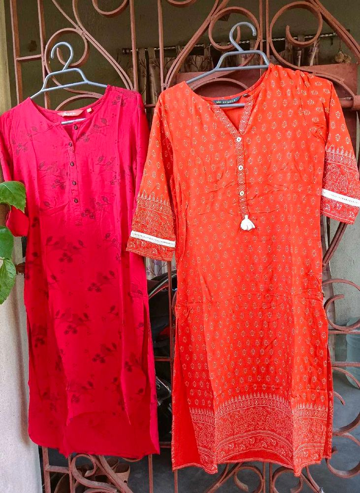 Combo Of Two Branded Kurtas