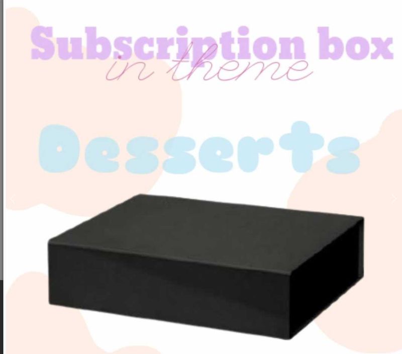 Jan-Feb Dessert theme subscription box 🎁