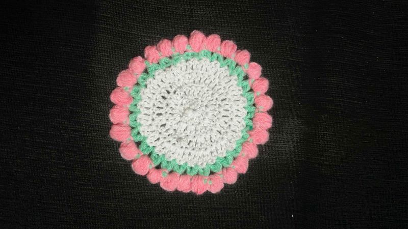 Crochet Tulip Bouquet Keychain