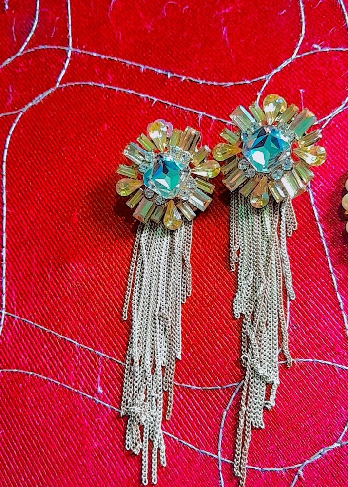 3 Combo Earing Big And Long Earin