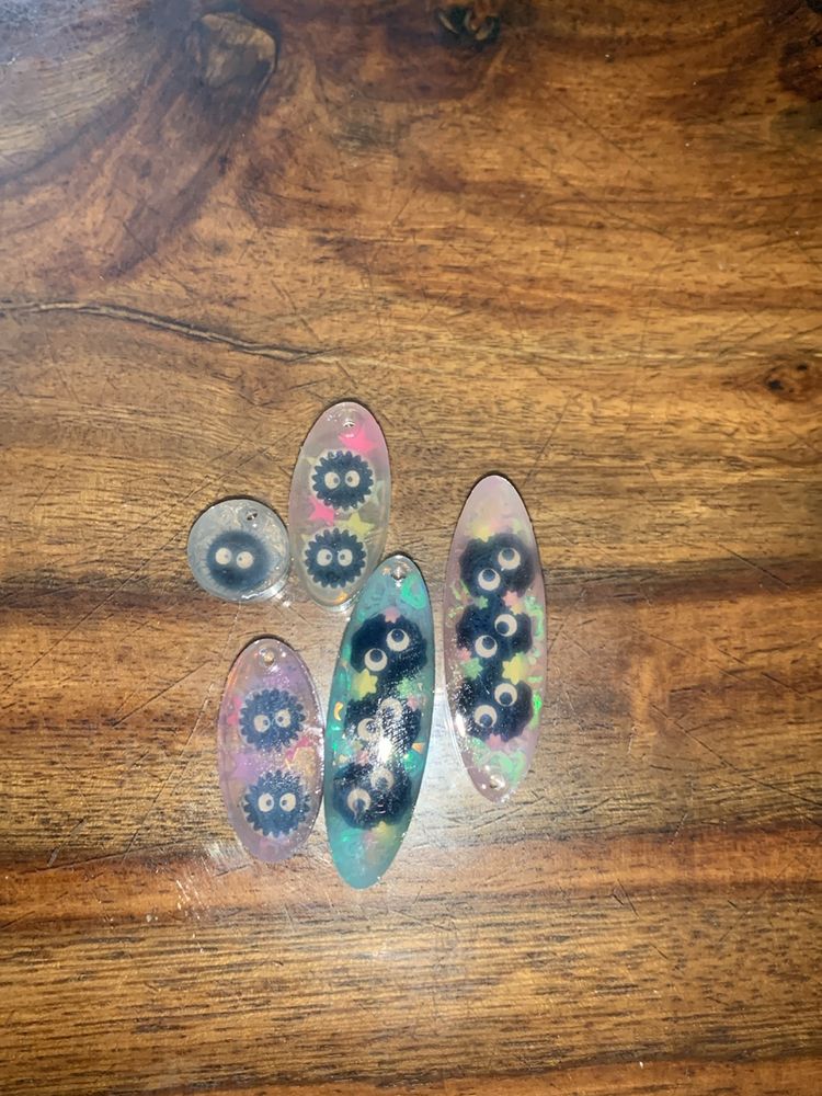 Mini Soot Sprite Keychain Set