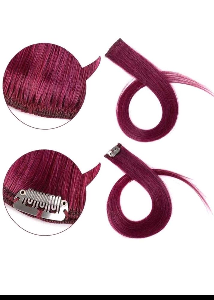 Burgundy Hair Extension