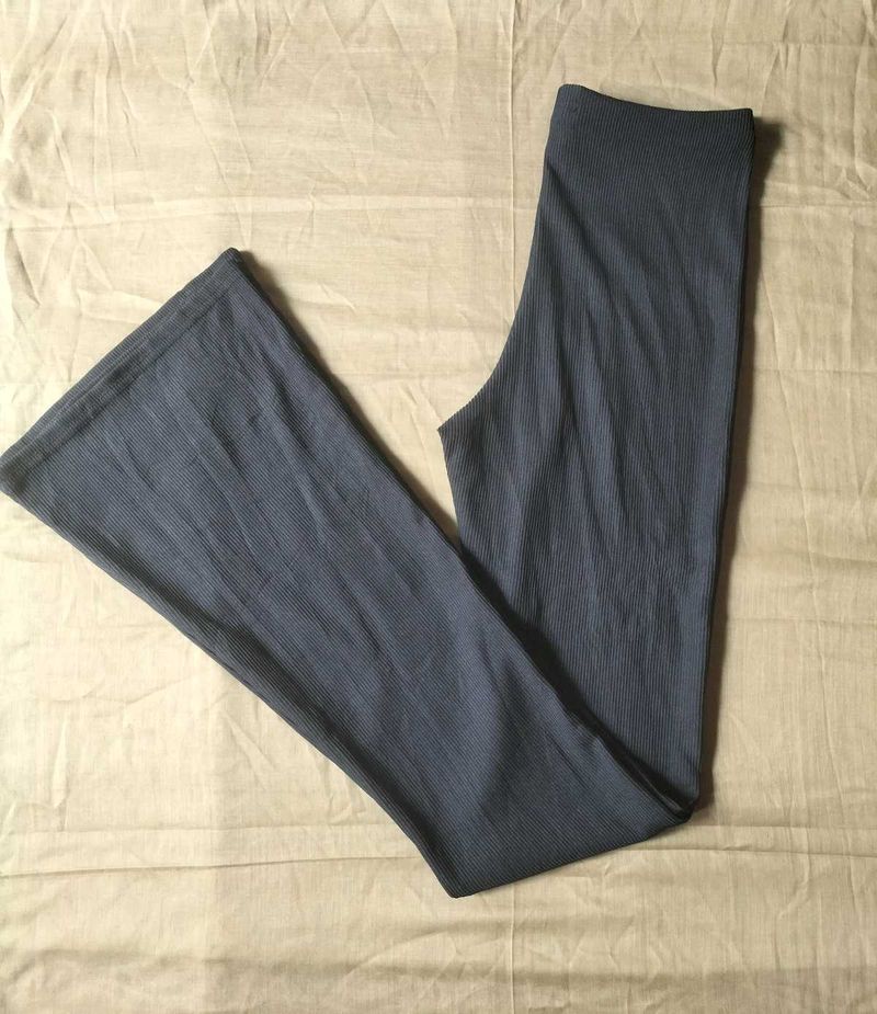 FlareFit Ribbed Trousers