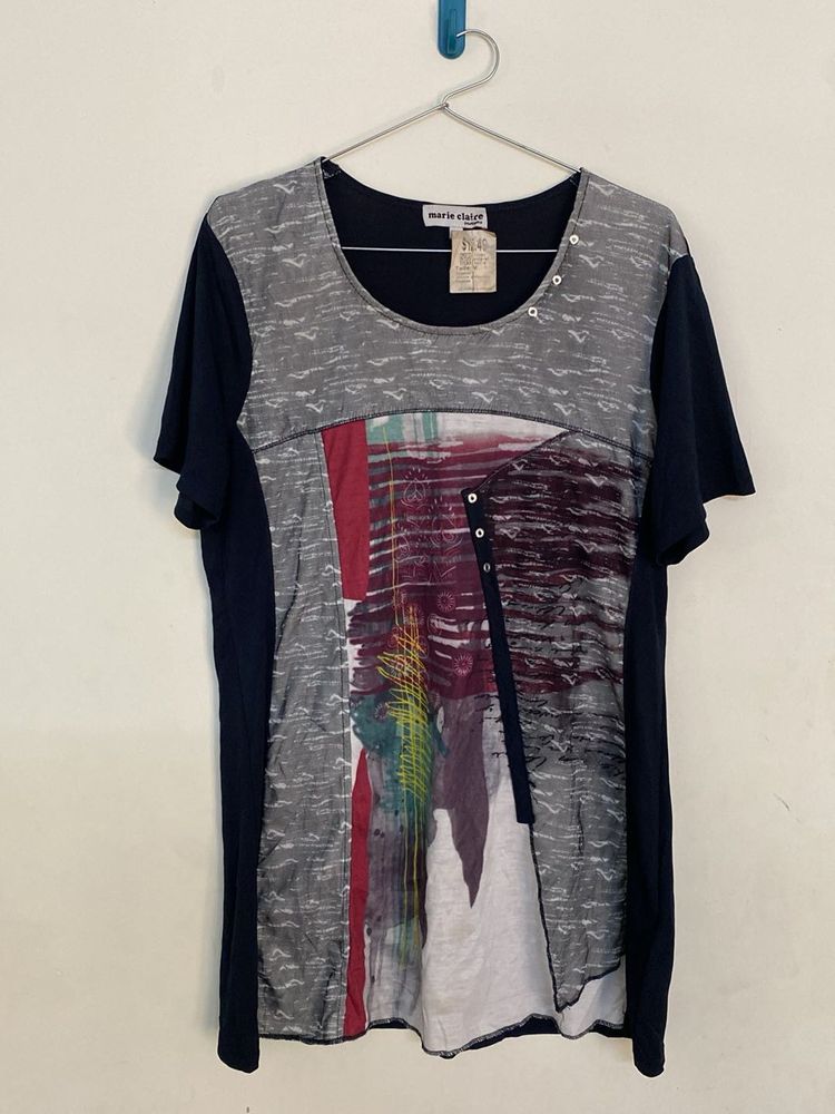 Abstract Print T-Shirt