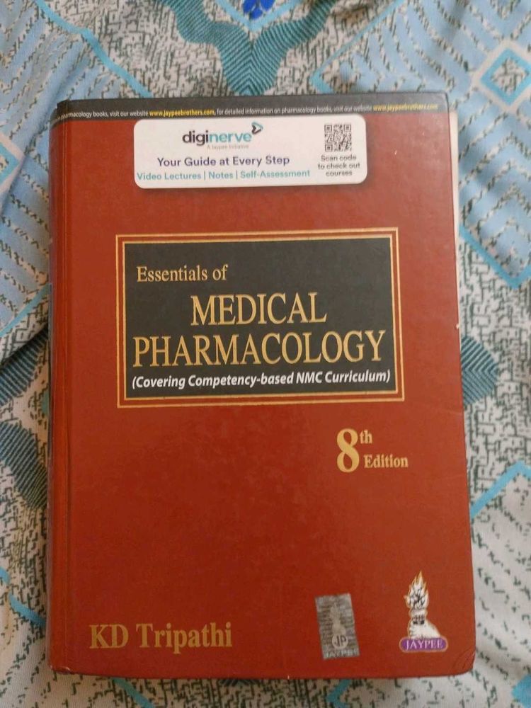 Medical Pharmacology KD Tripathi - 8th Edition