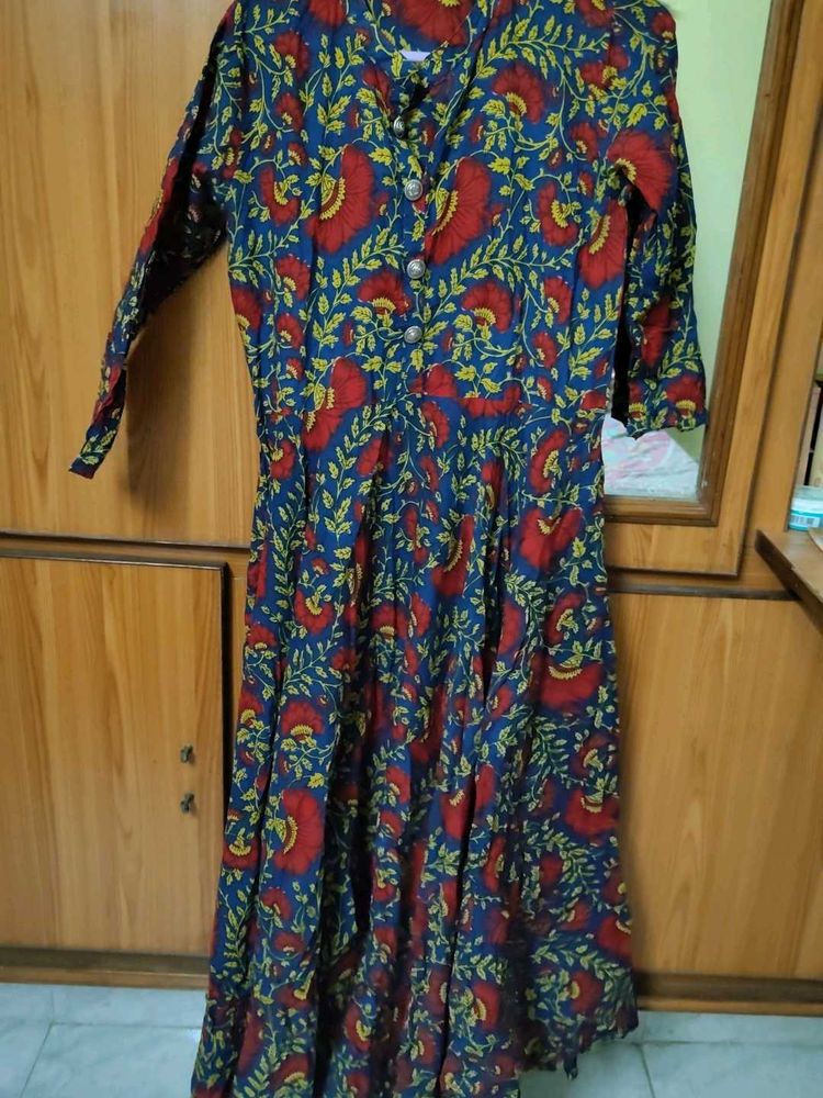 Floral Print Kurta