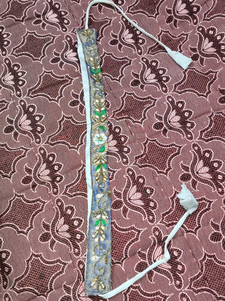 Embroidered Waist Belt