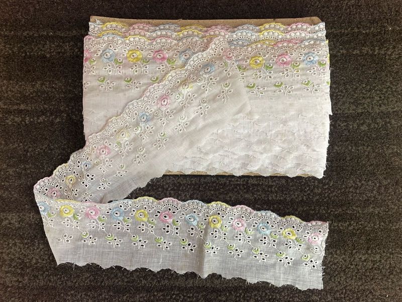 Floral Embroidered Lace Trim