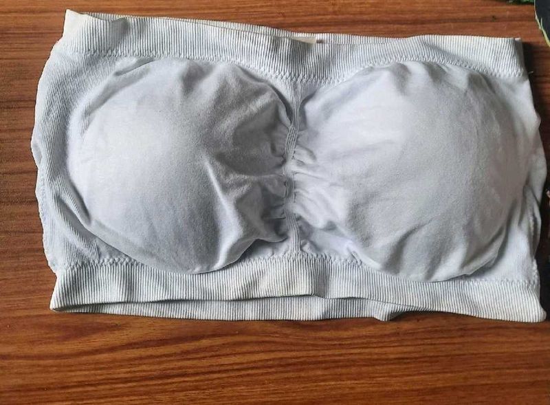 🤍White Tube Bra From Urbanic