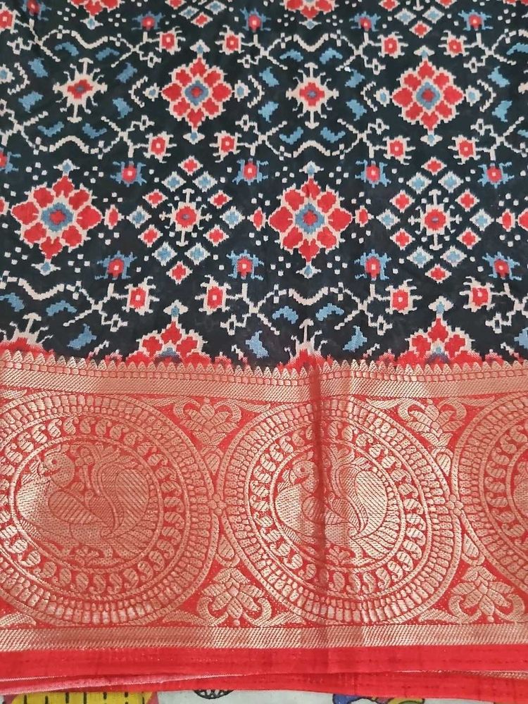 Patola Silk Saree With Blouse