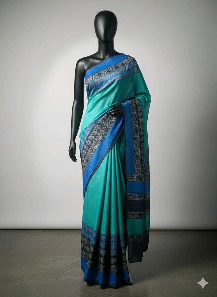 Beautiful Pashmina Silk Saree