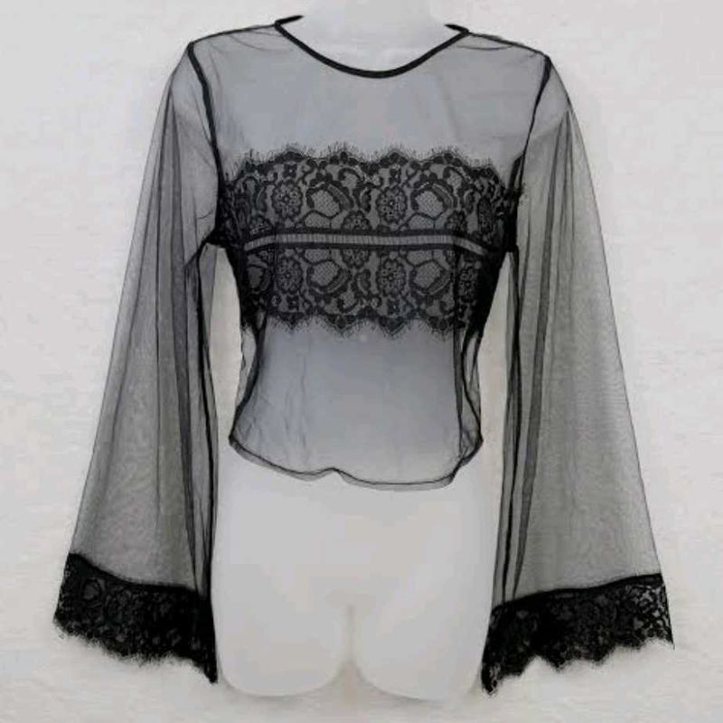 Sheer Lace Top