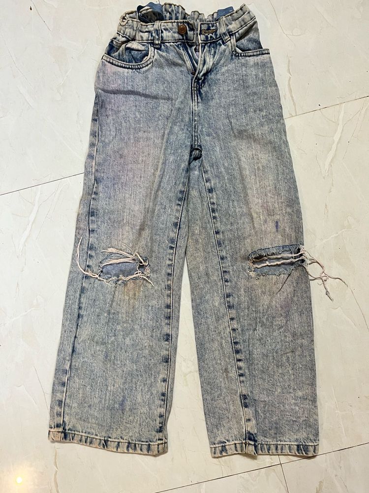 Ripped Denim Jeans