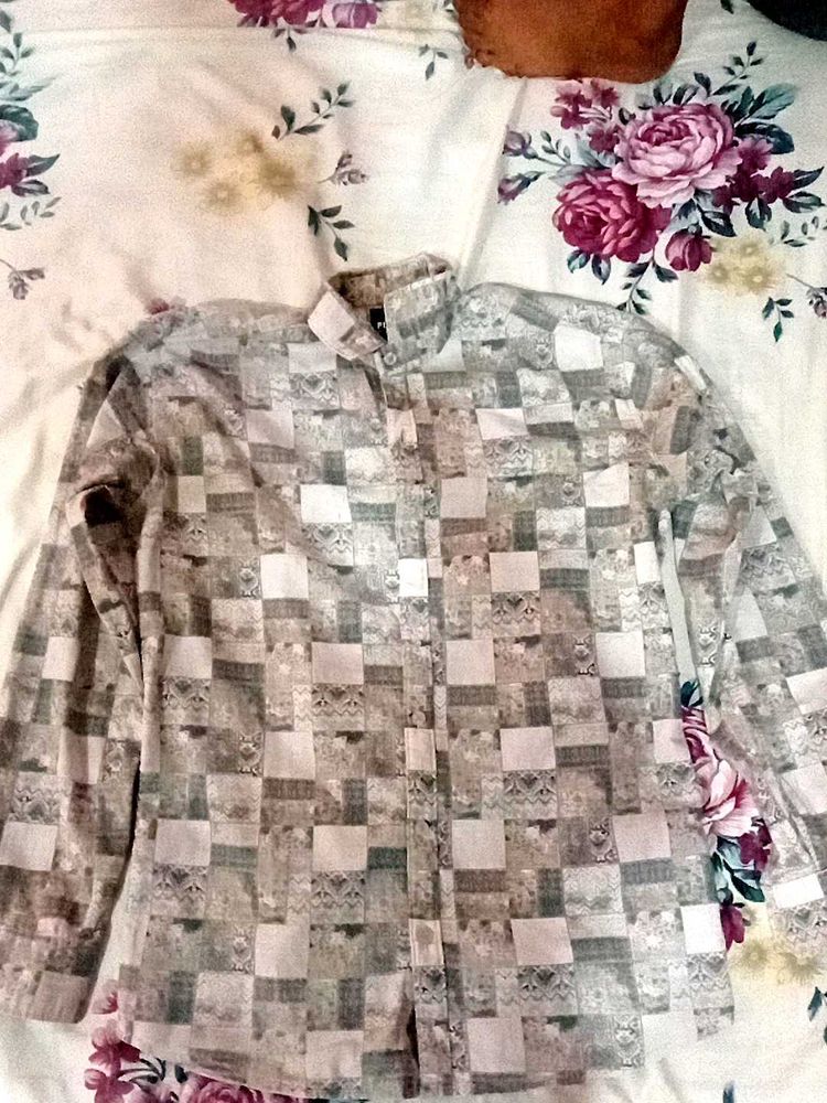 Patterned Casual Shirt