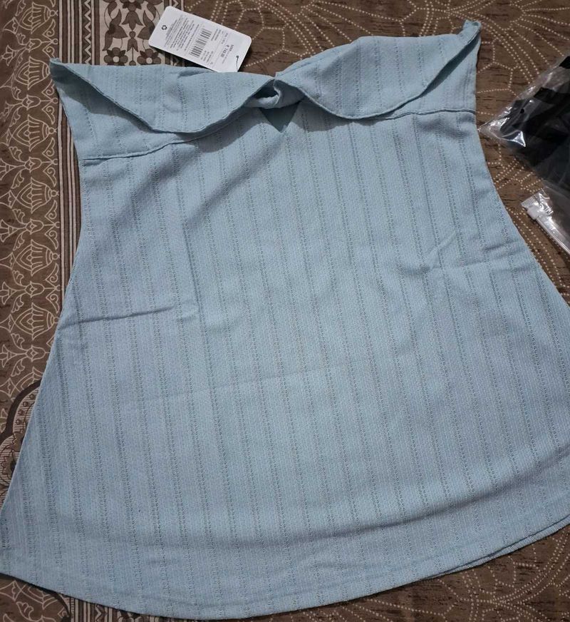 Cute Light Blue Mini Dress